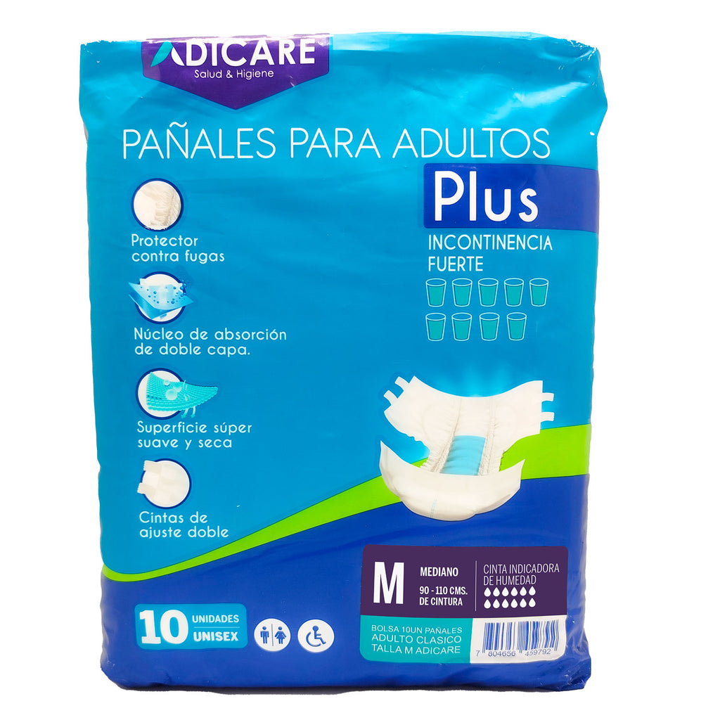 100 pañales para Adulto Talla M